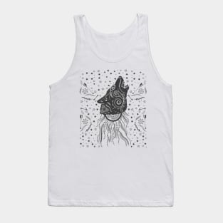 Ornate Boho Wolf Tank Top